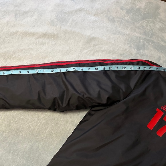 Adidas Long Stadium Sports Soccer Winter Coat Jacket Black Unisex X-Small - Picture 12 of 16